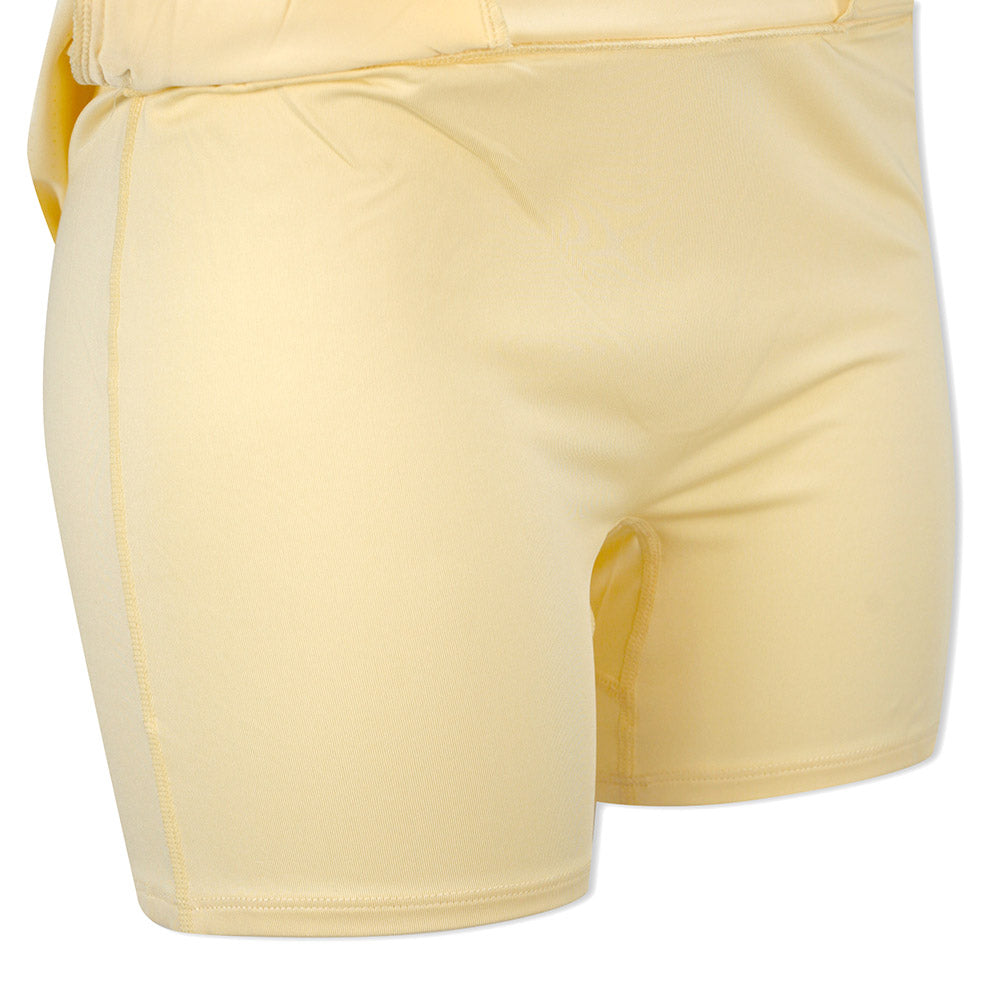 Rohnisch Ladies Perforated Panel Apricot Pull-On Stretch Skort