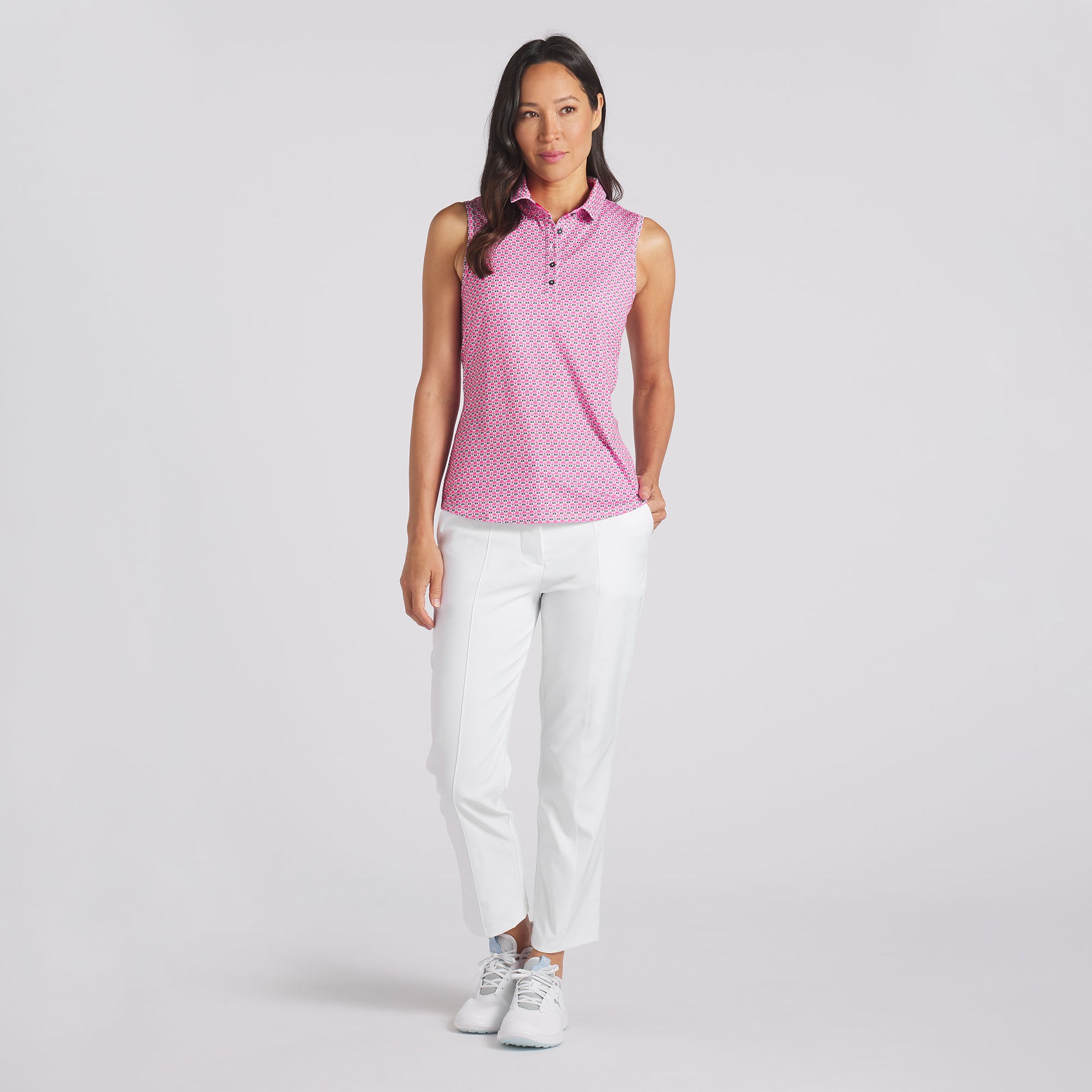 Puma Women's Sleeveless Polo with MATTR - Last One XS Only Left