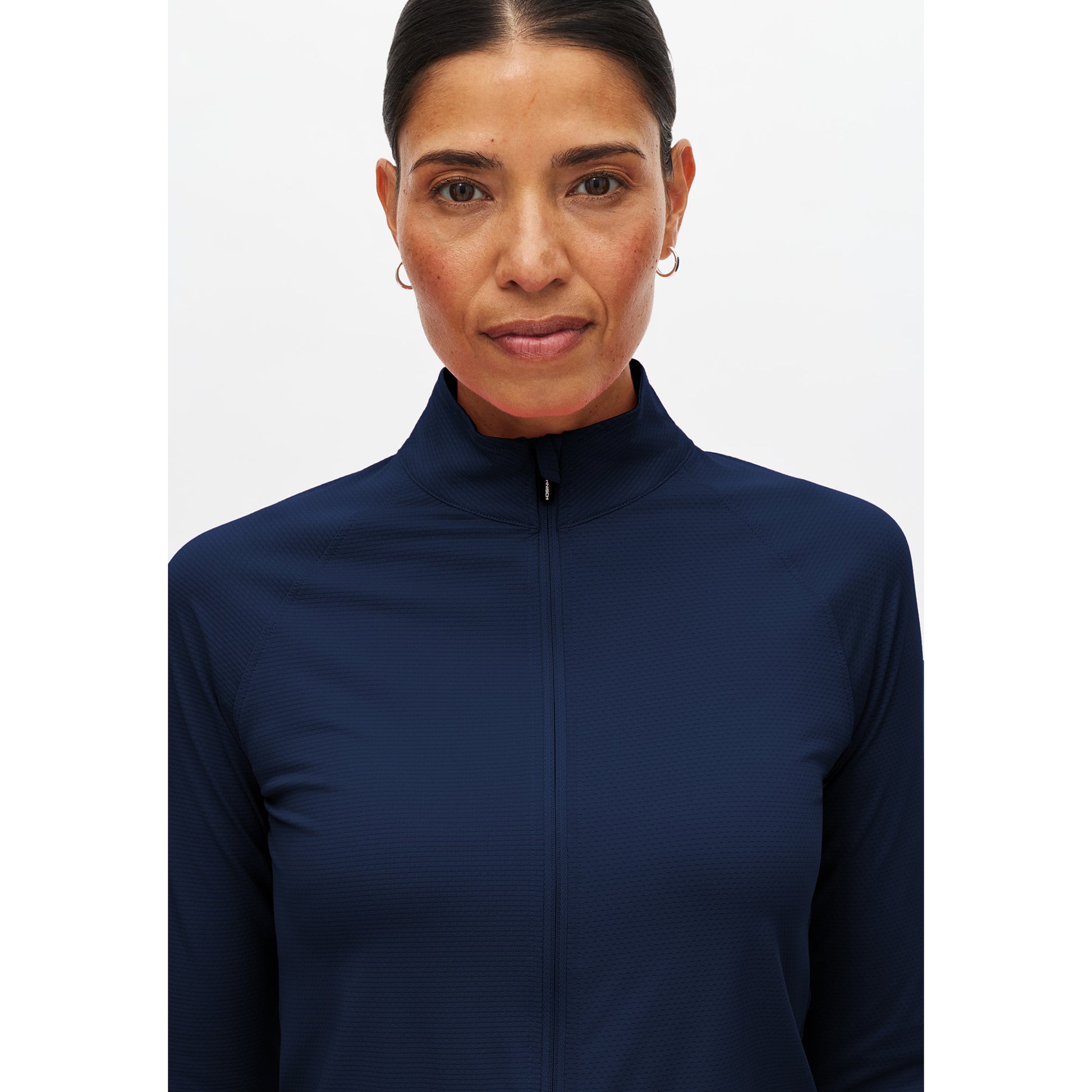 Rohnisch Ladies Lightweight Navy Mid-Layer Jacket - Breathable, Stylish & Performance-Ready Every Round