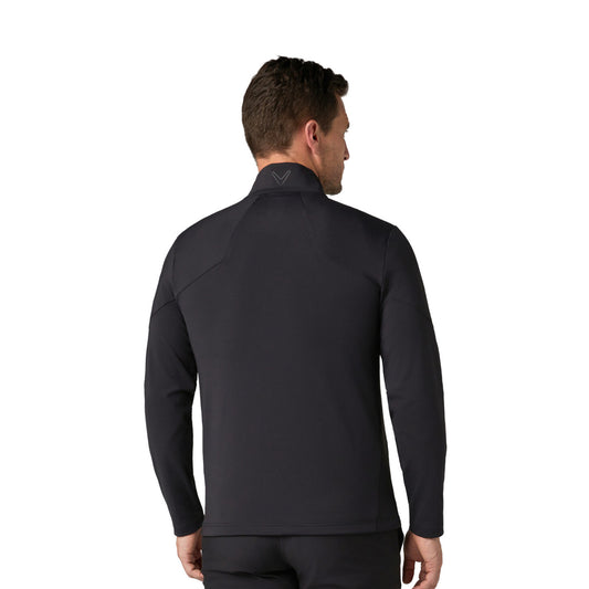 Callaway Mens Water Resistant Hybrid Jacket with Sherpa Inner in Black