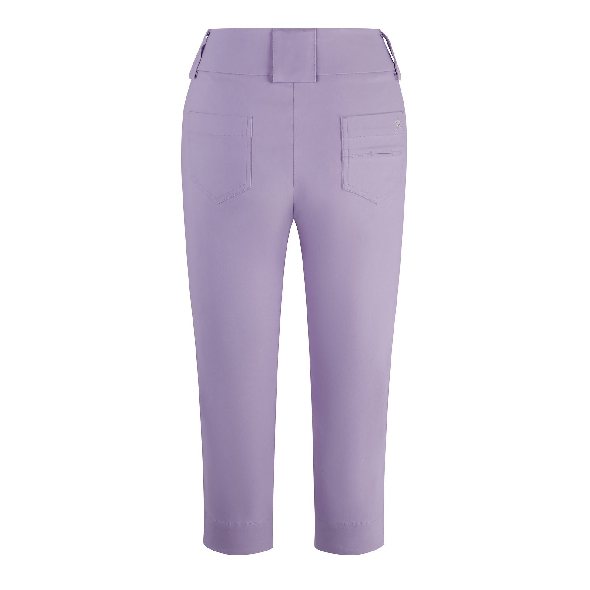 Swing Out Sister Ladies Pull On Capris in Digital Lavender