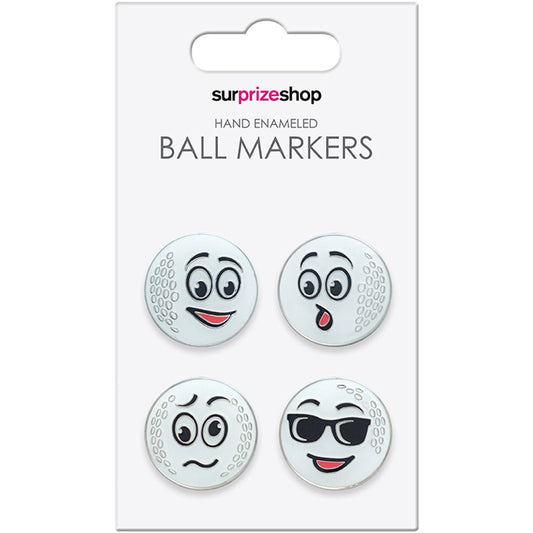 Surprizeshop 'It's a Funny Old Game' Ball Marker Set