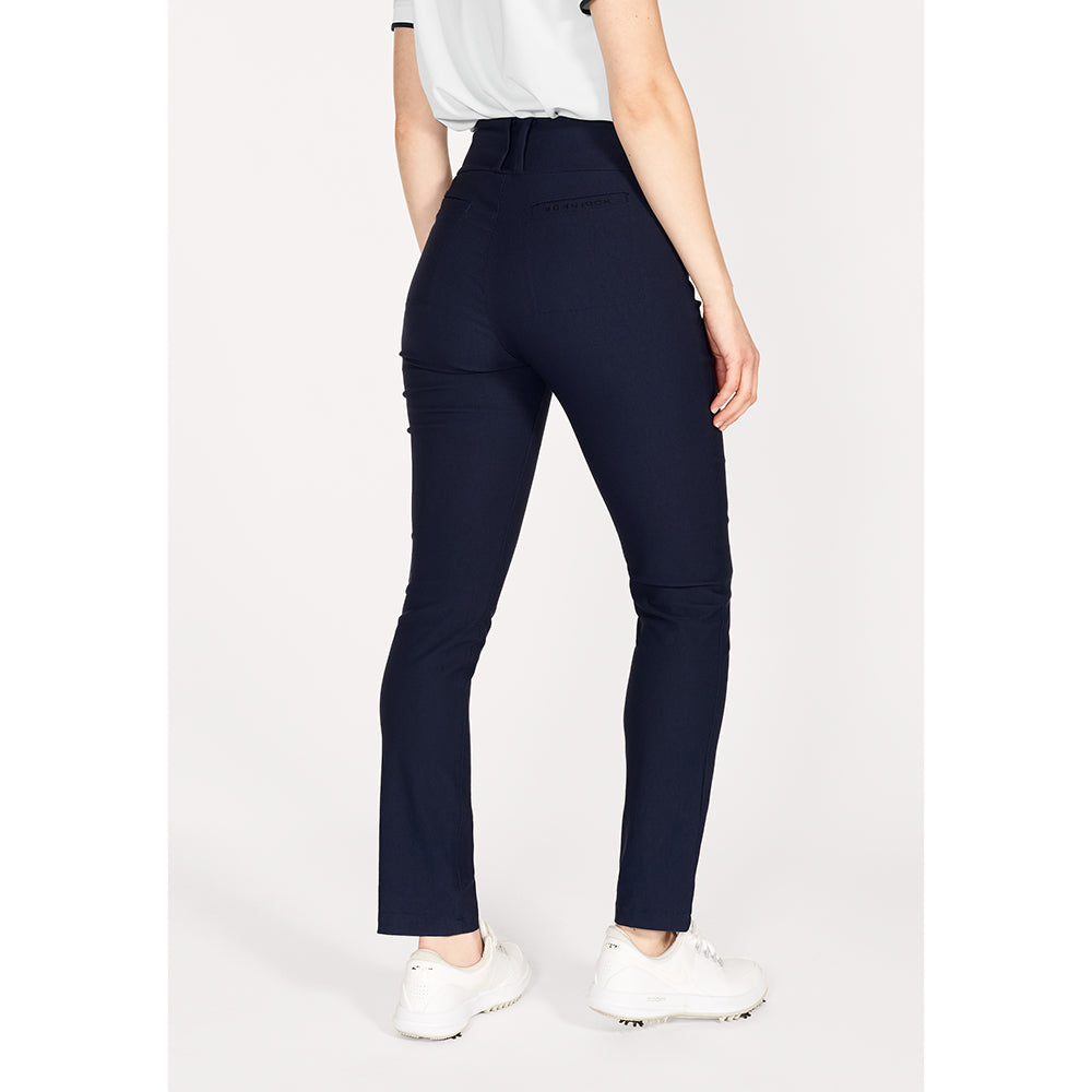 Rohnisch Ladies Slim-Fit Pull-On Navy Trousers