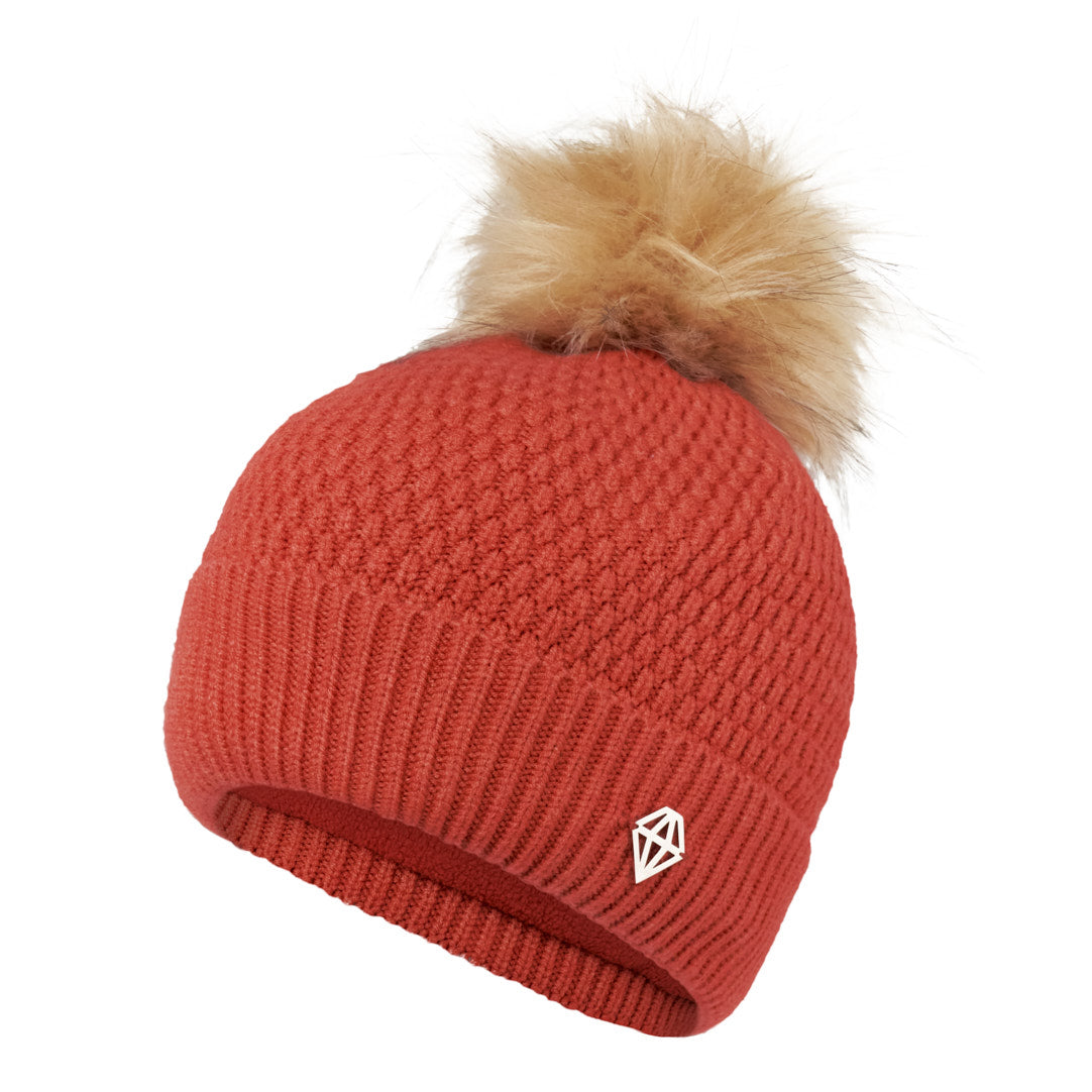 Pure Ladies Waterproof Bobble Hat in Orange