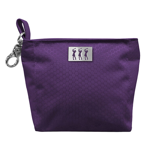 Surprizeshop Purple Honeycomb Mini Handbag with Bag Clip