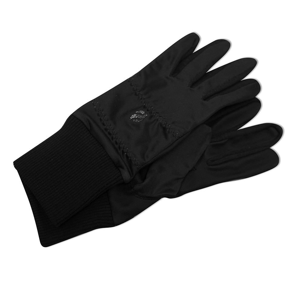 Surprizeshop Ladies Polar Stretch Thermal Glove in Black