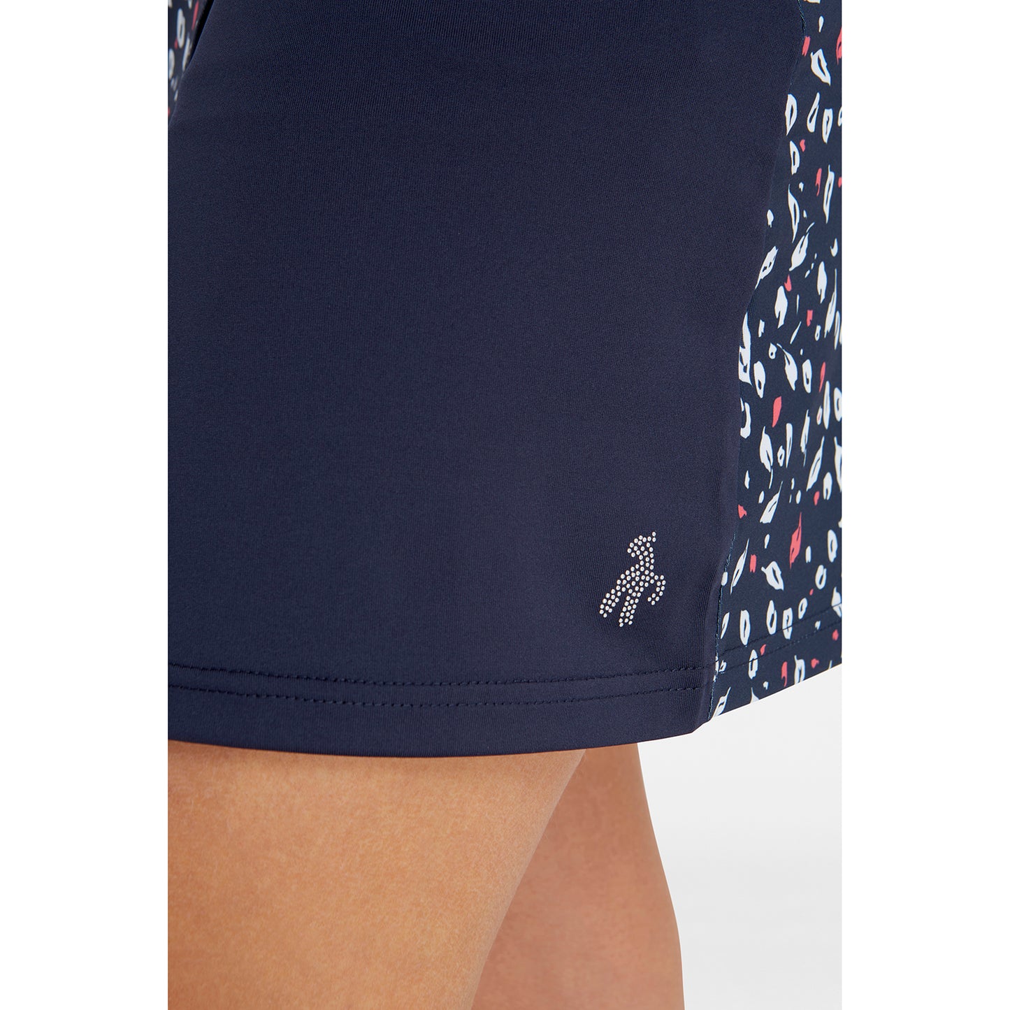 Green Lamb Ladies Pull-On Printed Golf Skort with Faux Wrap Effect - Last One Size 8 Only Left