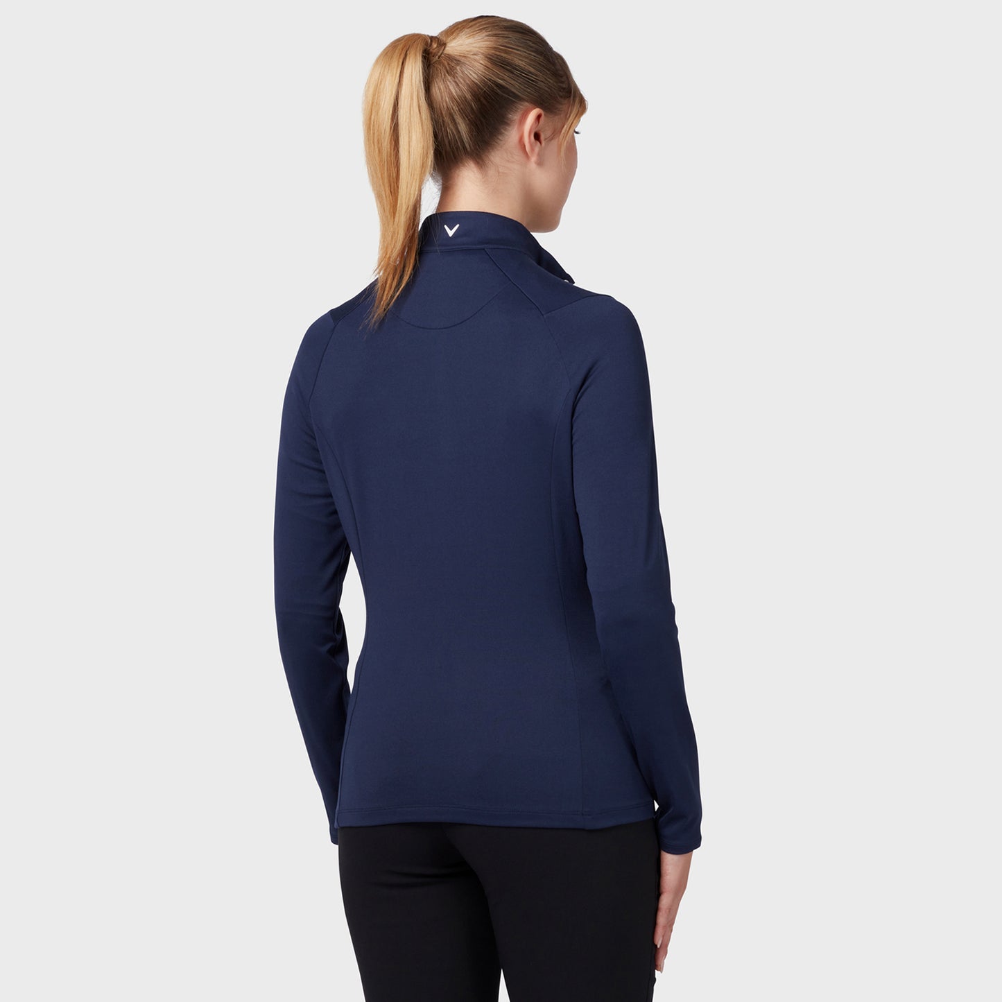 Callaway Ladies Soft-Stretch Long Sleeve Navy Golf Top