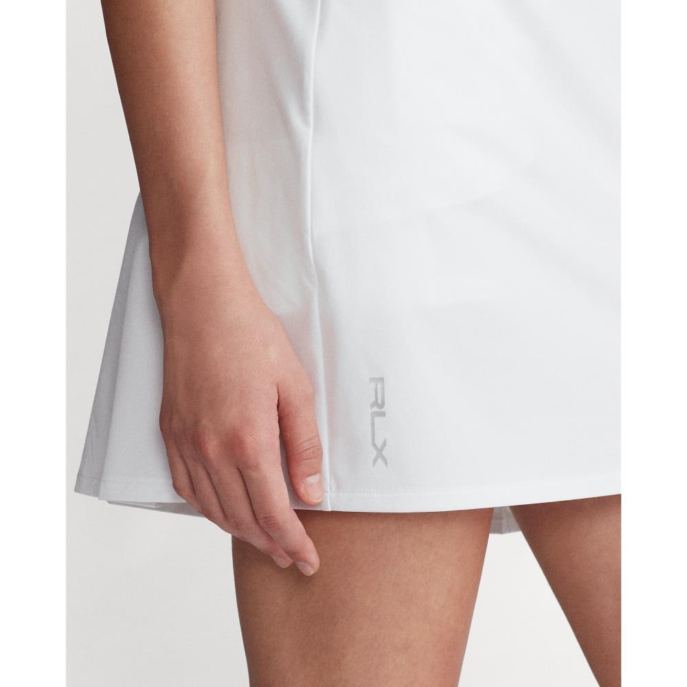 Ralph Lauren Ladies Pull-On Skort with Back Pleats in Pure White - Last One XL Only Left