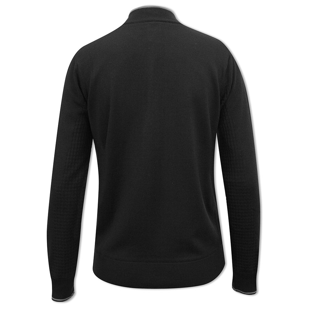 Callaway Ladies Lined Windstopper Full-Zip Sweater in Black Ink