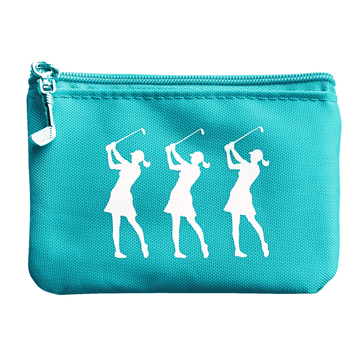 Surprizeshop Lady Golfer Coin Purse in Aqua