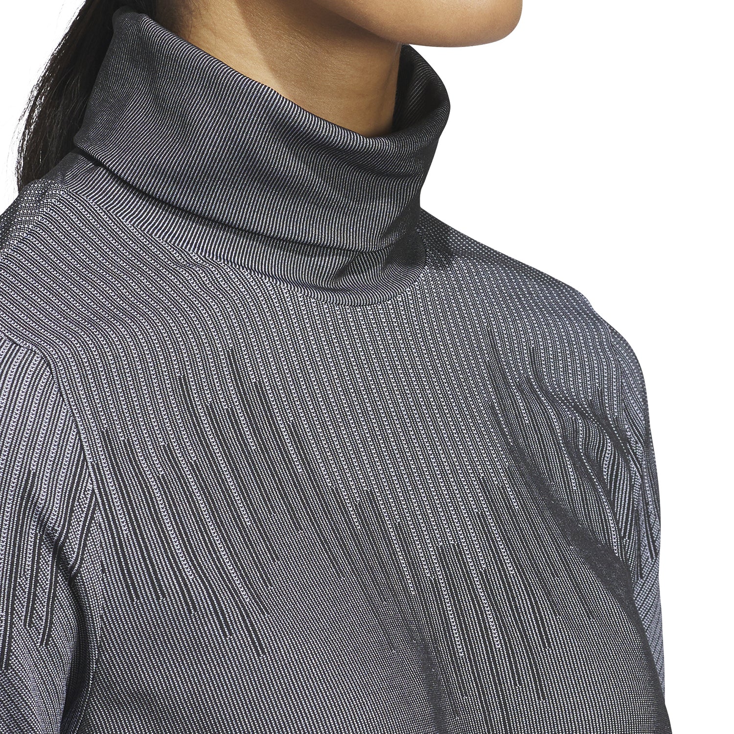 adidas Golf Ladies Roll Neck Digital Linear Design