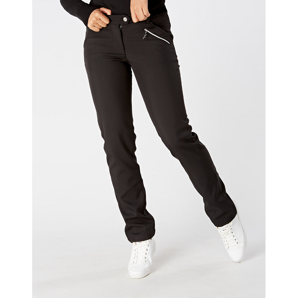 Swing Out Sister Ladies Windstopper Water Resistant Thermal Trousers in Pitch Black