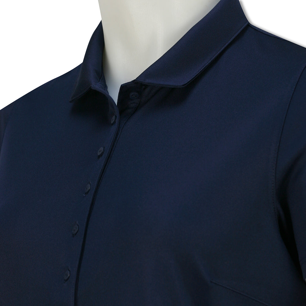 Puma Ladies Short Sleeve Polo with DryCell in Peacoat Navy