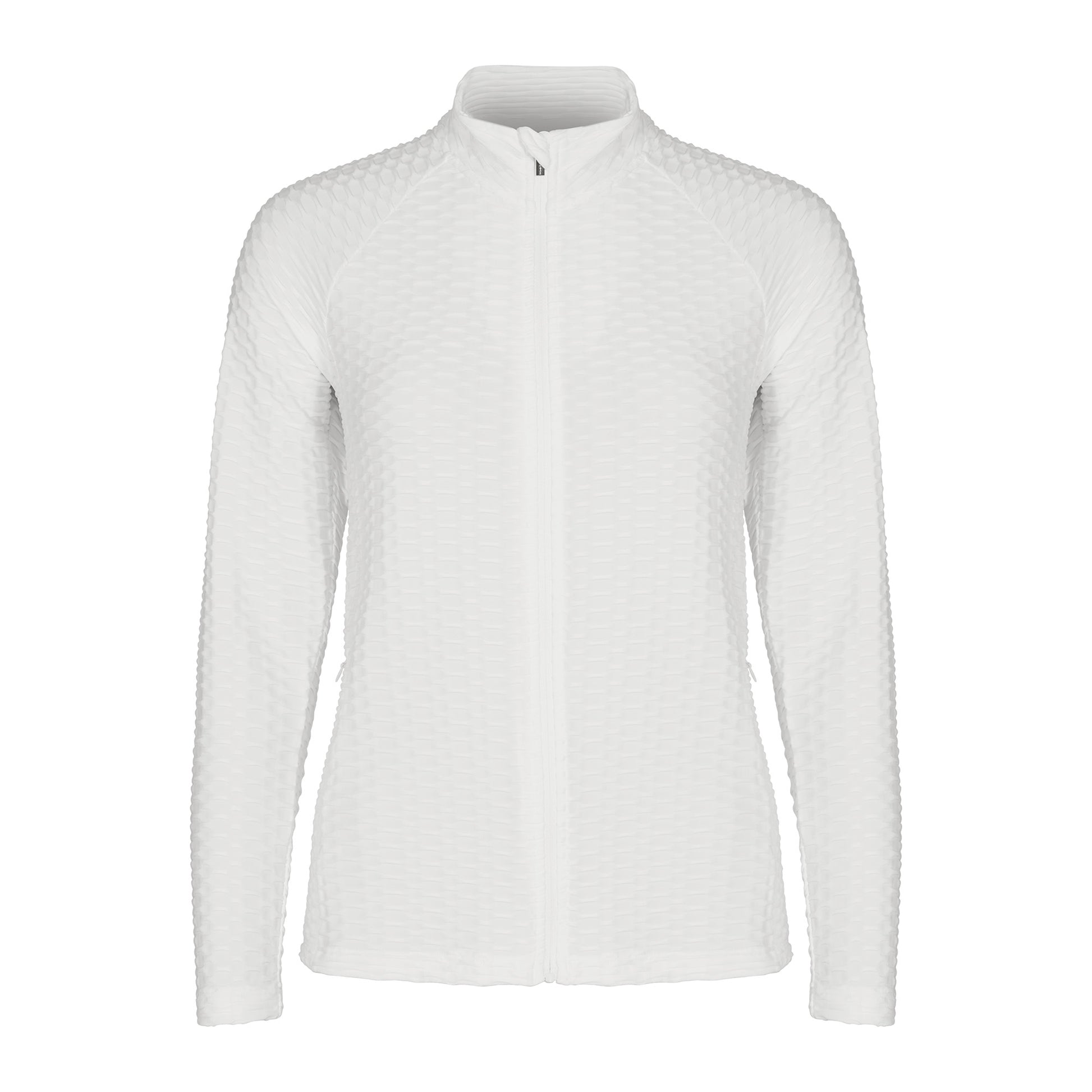 Rohnisch Ladies Textured Jersey Jacket in White