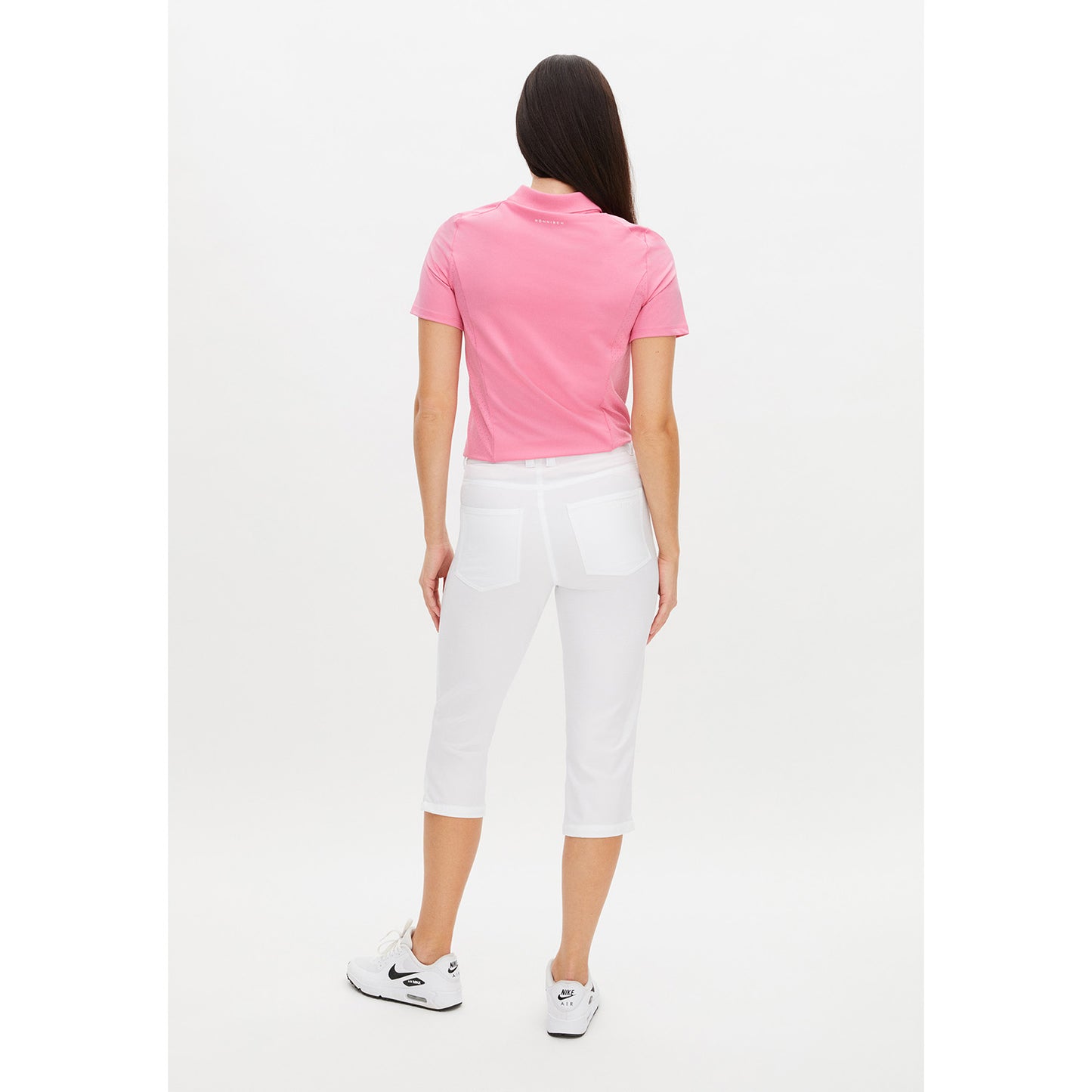 Rohnisch Ladies Chic Slim-Fit Capris in White