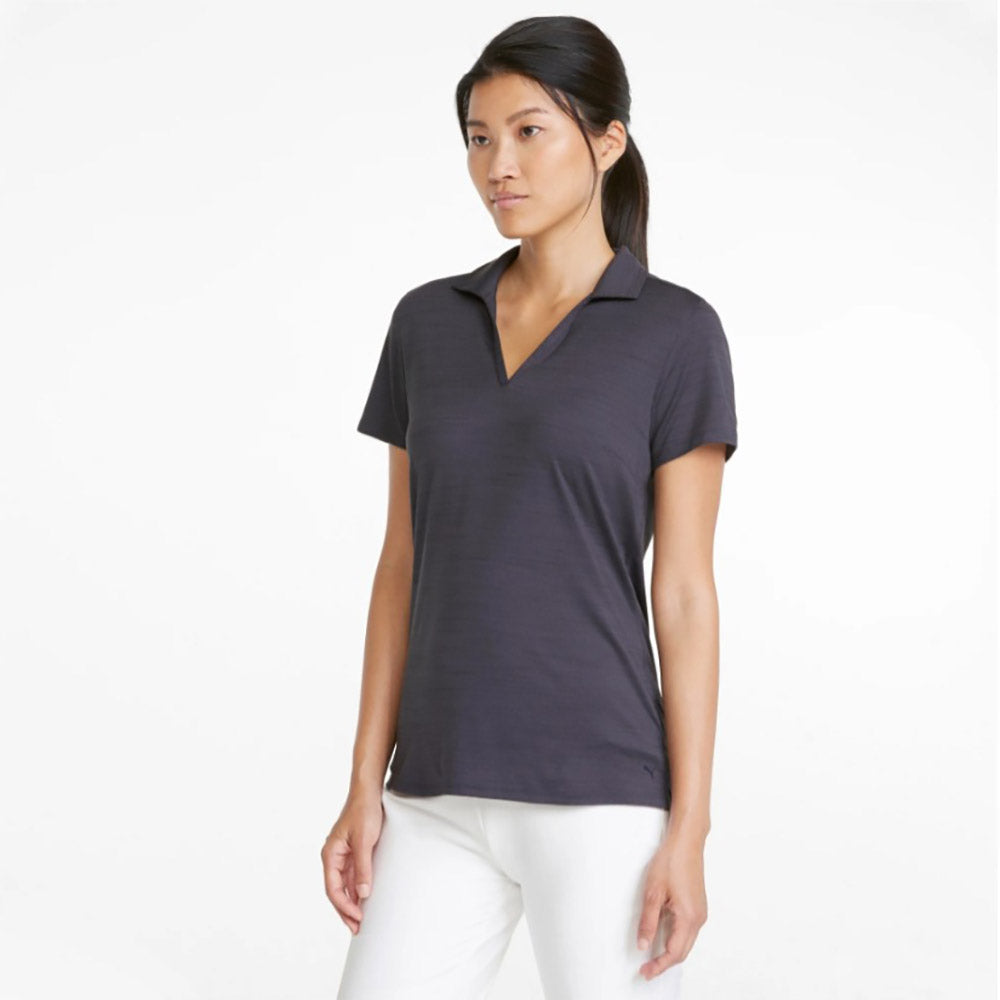 Puma Ladies Cloudspun Coast Polo in Navy Blazer Heather