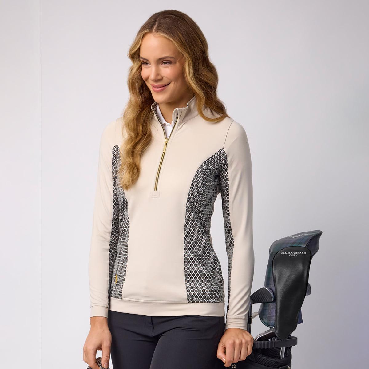 Glenmuir Ladies Lightweight Mid-Layer - Elegant Stretch Comfort for Everyday Wear