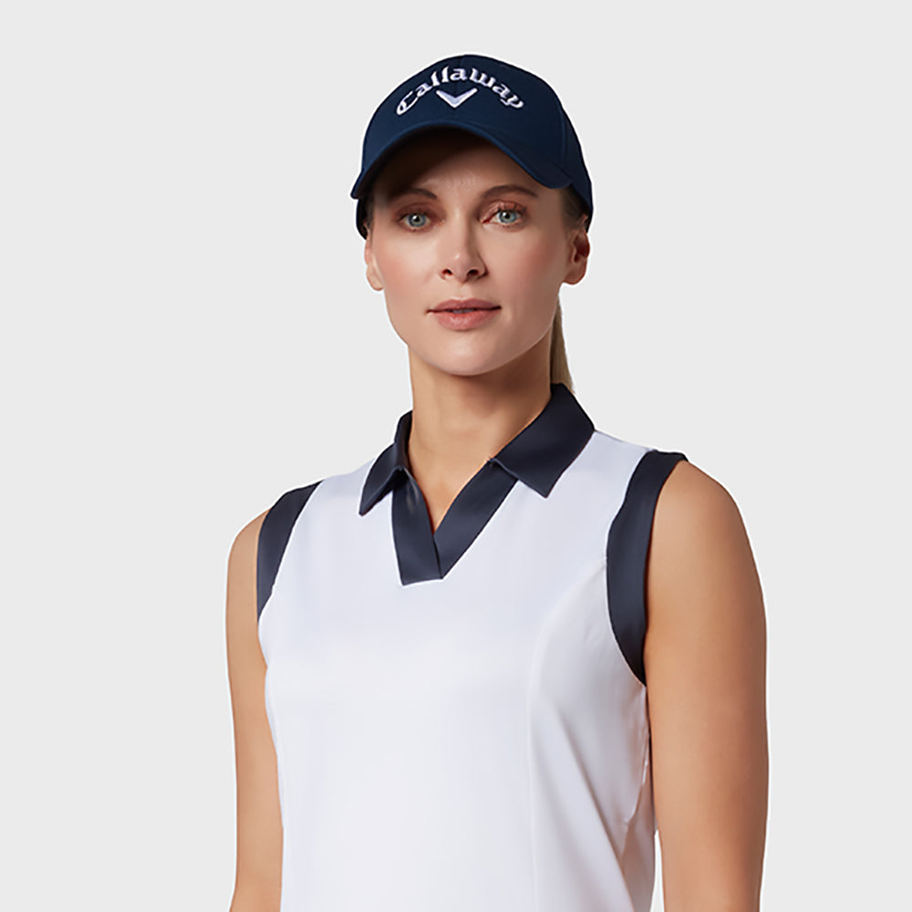 Callaway Ladies Golf Cap with 30+ UV Protection in Navy