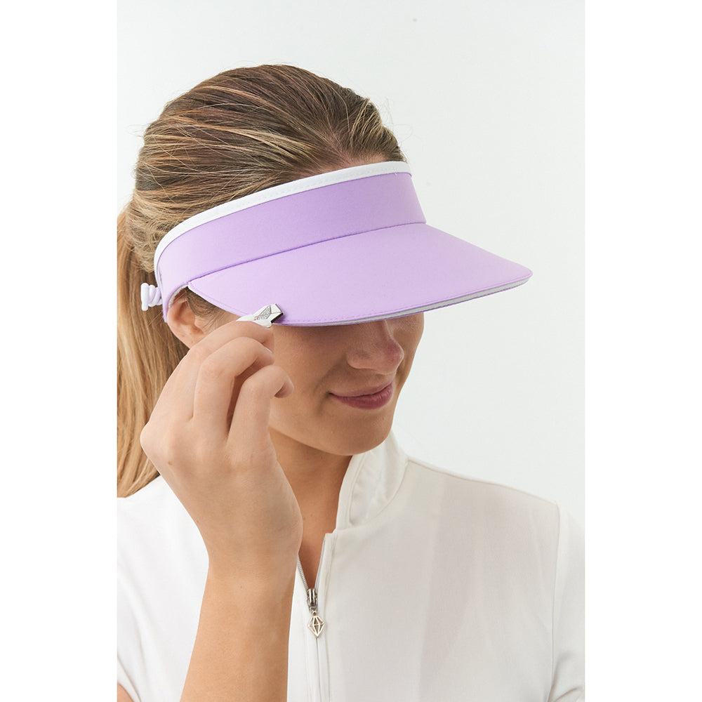 Pure Golf Ladies Cable Adjusted Visor in Lilac