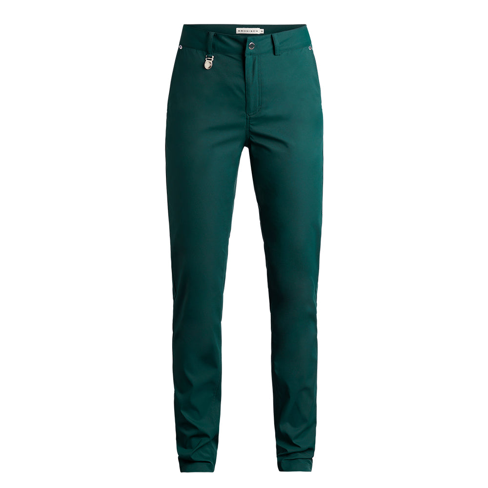 Rohnisch Ladies Slim-Fit Deep Teal Trousers - Last Pair Size 24 Only Left