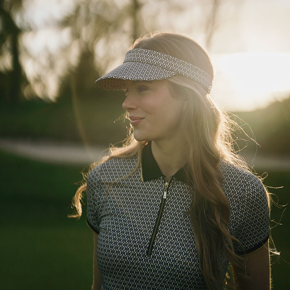 Glenmuir Ladies Printed Polo for Elevated Style with Sophisticated Performance