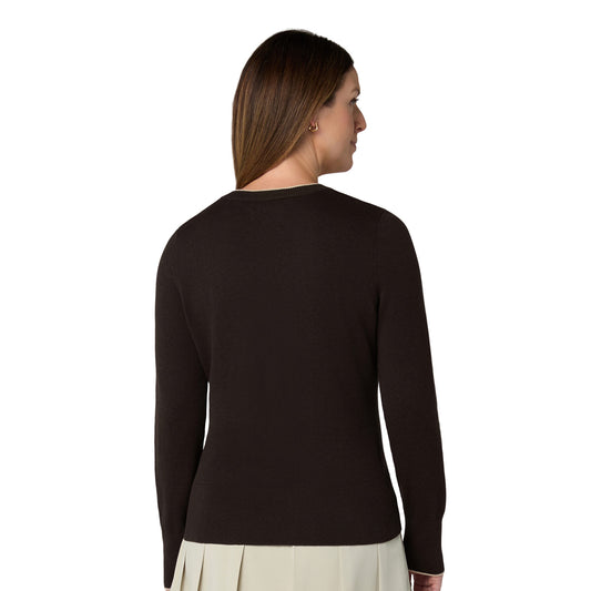Original Penguin Ladies Cotton Blend Crew Neck Sweater