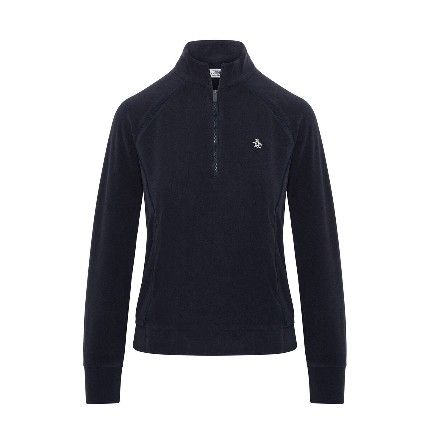 Original Penguin Ladies Midweight 1/4 Zip Top in Navy