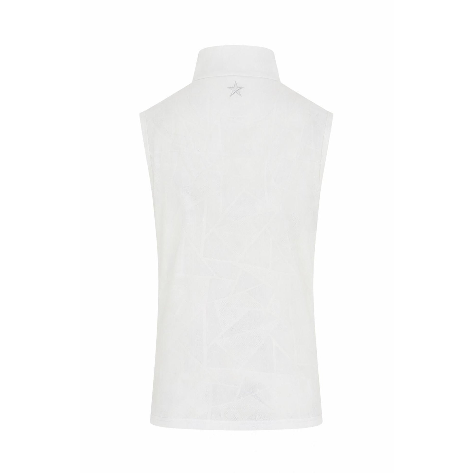 Swing Out Sister Ladies Sleeveless Polo Elegant Ladies Polo with Zip Neck – A Stylish Staple for Every Season
