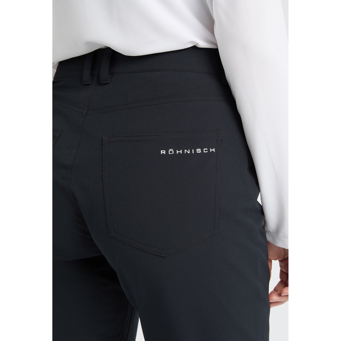 Rohnisch Ladies Chie Brushed Trousers in Black