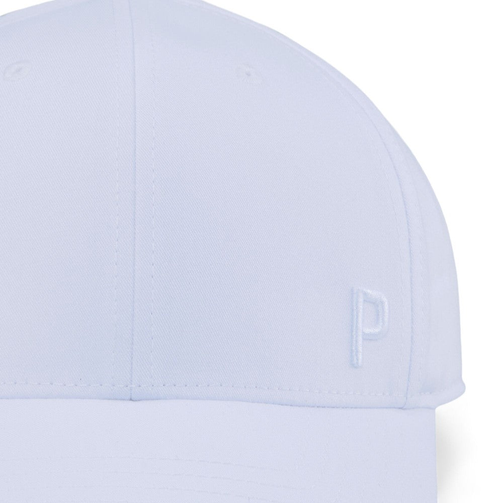 Puma Ladies Ladies Cap with P Logo in Bright White