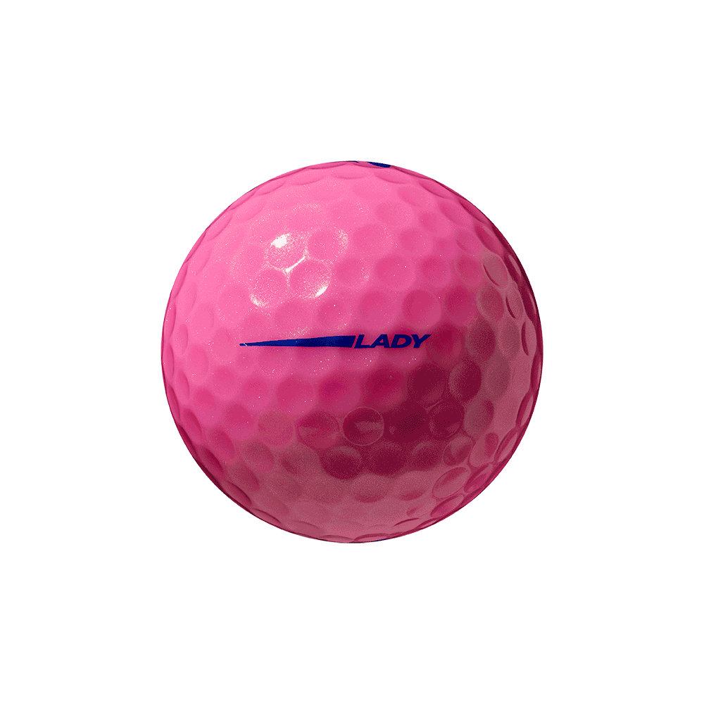 Lady Precept Dozen Pack of Golf Balls in Fabulous Hot Pink for Confidence with Every Shot