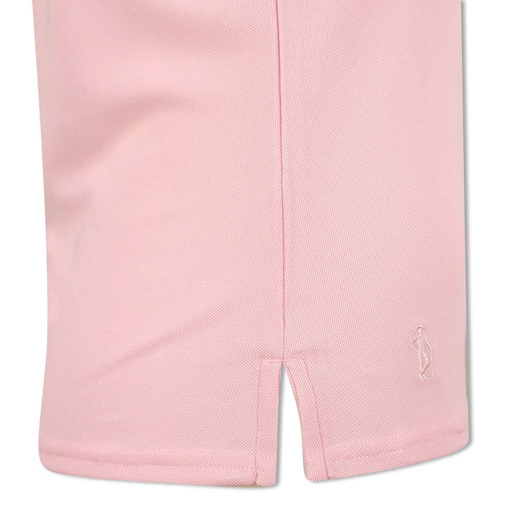 Glenmuir Ladies Short Sleeve Pique Polo with Stretch & UPF50+ in Candy Pink