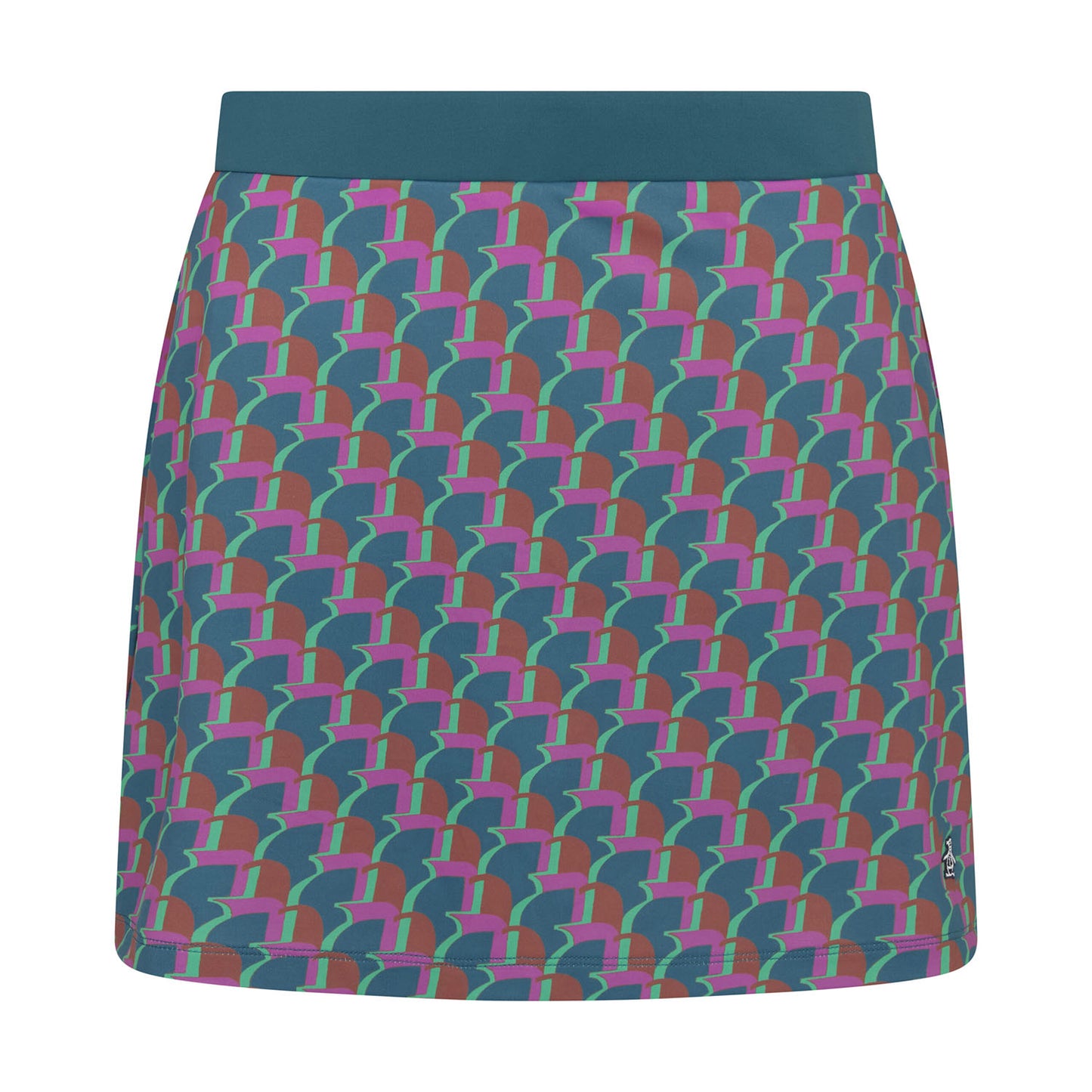 Original Penguin Ladies Pull-On Penguin Print Golf Skort