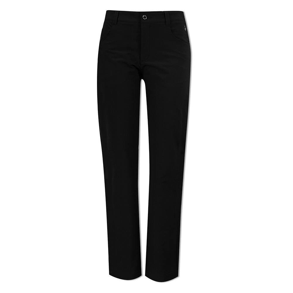 Green Lamb Luxe Thermal 4-Way Stretch Trouser in Black