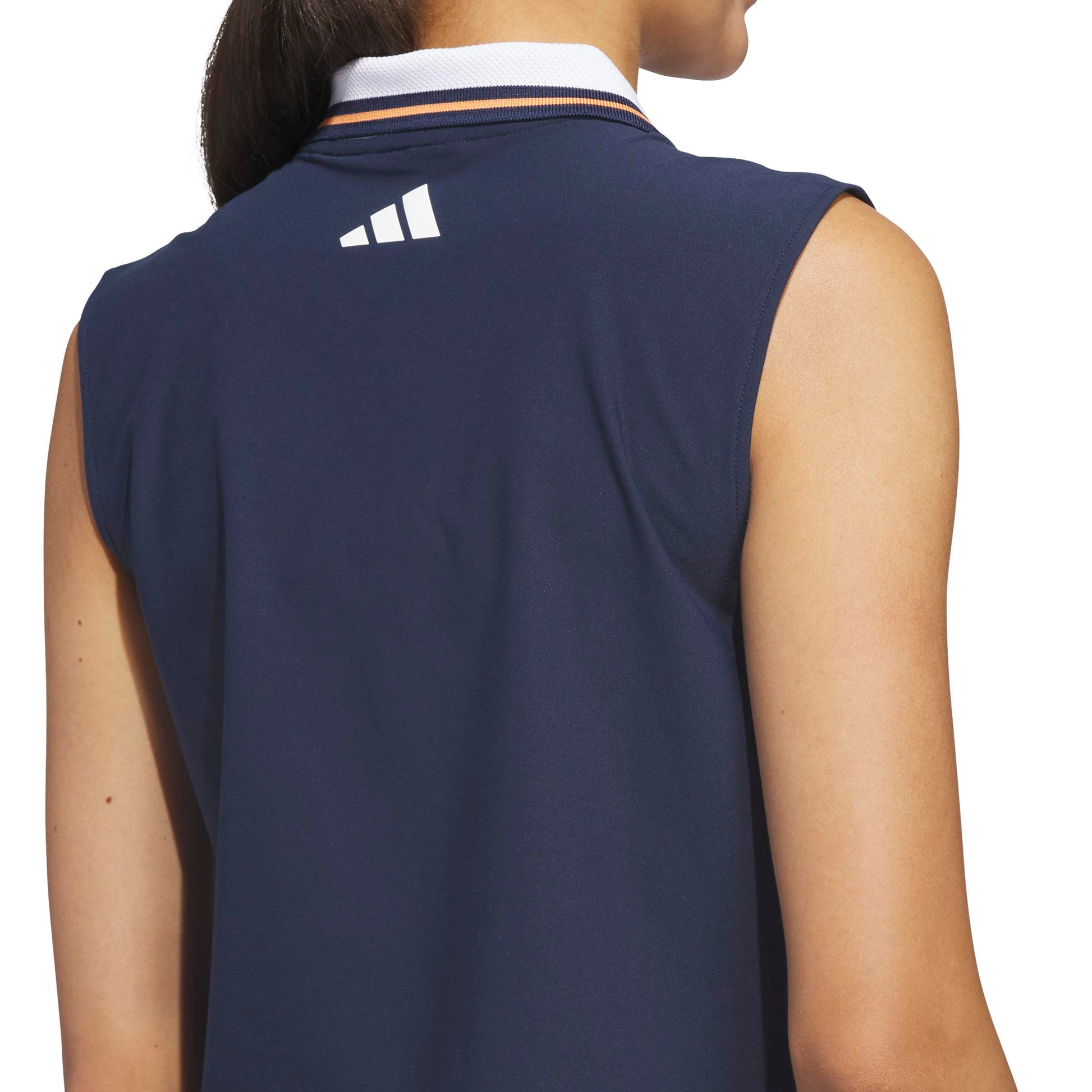 adidas Golf Ladies Navy Polo - Stylish Performance & Versatility for Warm-Weather Rounds