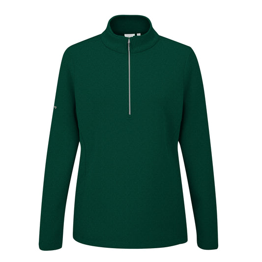 PING Ladies Half-Zip Ribbed Golf Fleece for Thermal Warmth