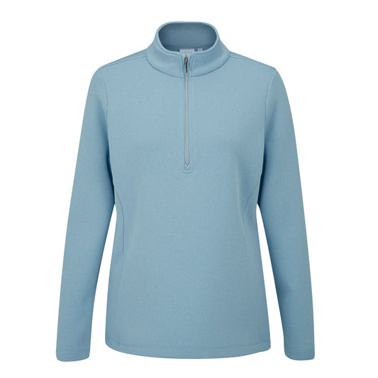 PING Ladies Half-Zip Ribbed Golf Fleece for Thermal Warmth