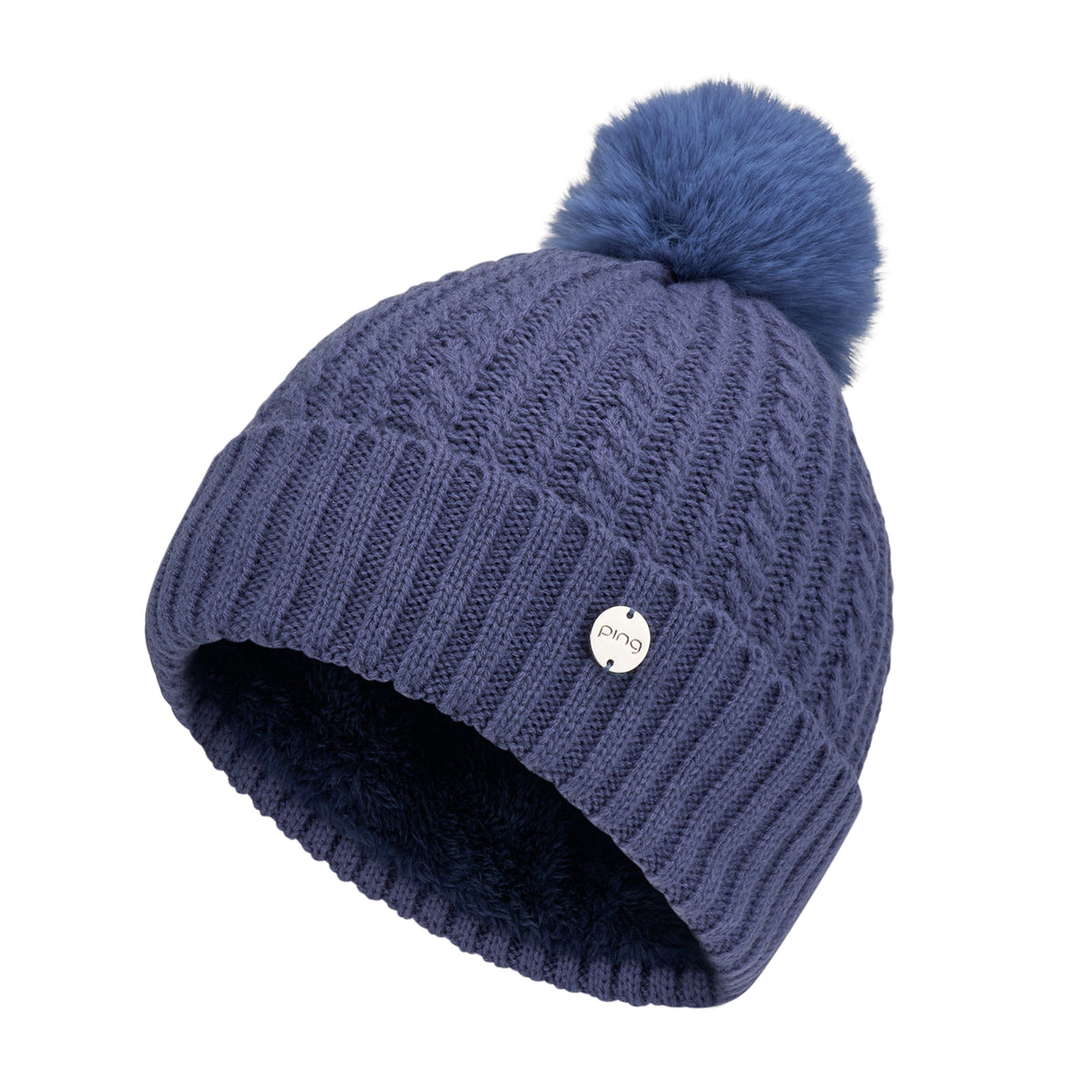 PING Ladies Fleece-Lined Golf Bobble Hat