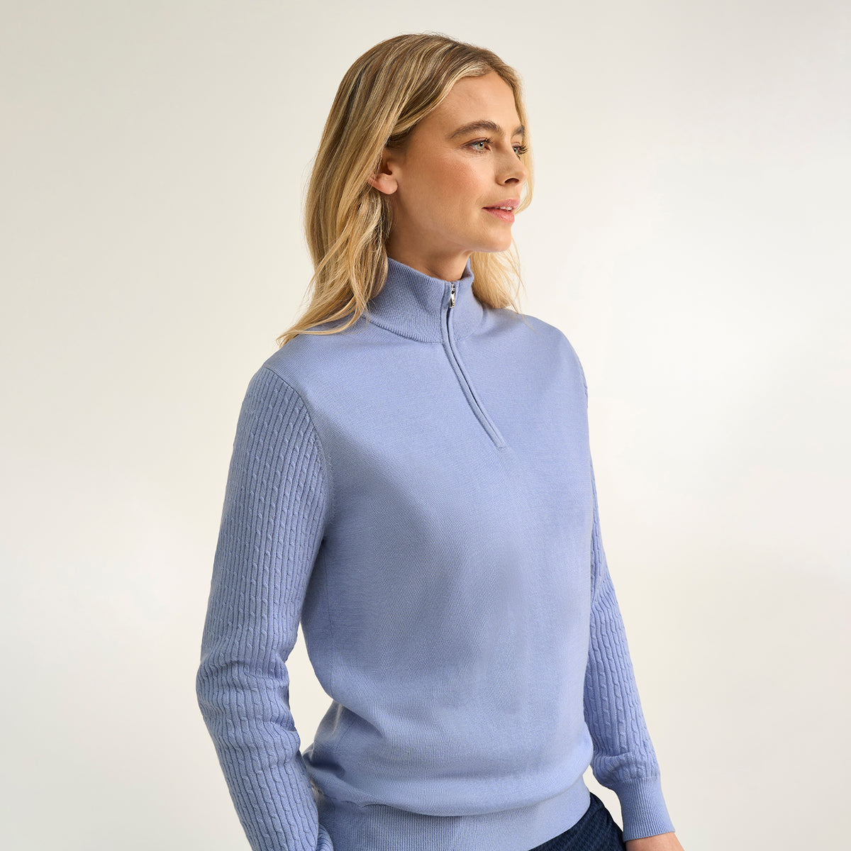 PING Ladies Quarter-Zip Lined Golf Sweater