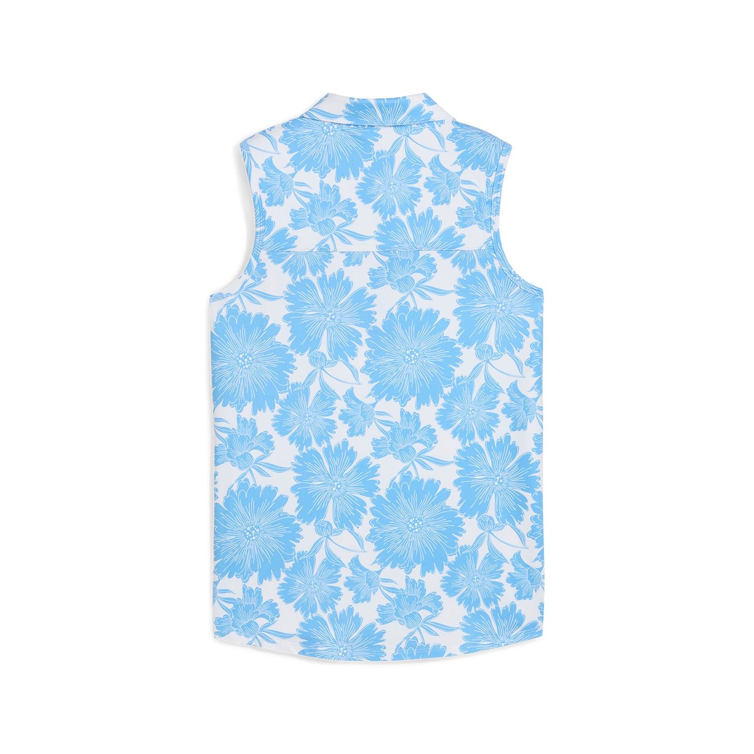 Puma Golf Ladies Cloudspun Botanical Print Sleeveless Polo