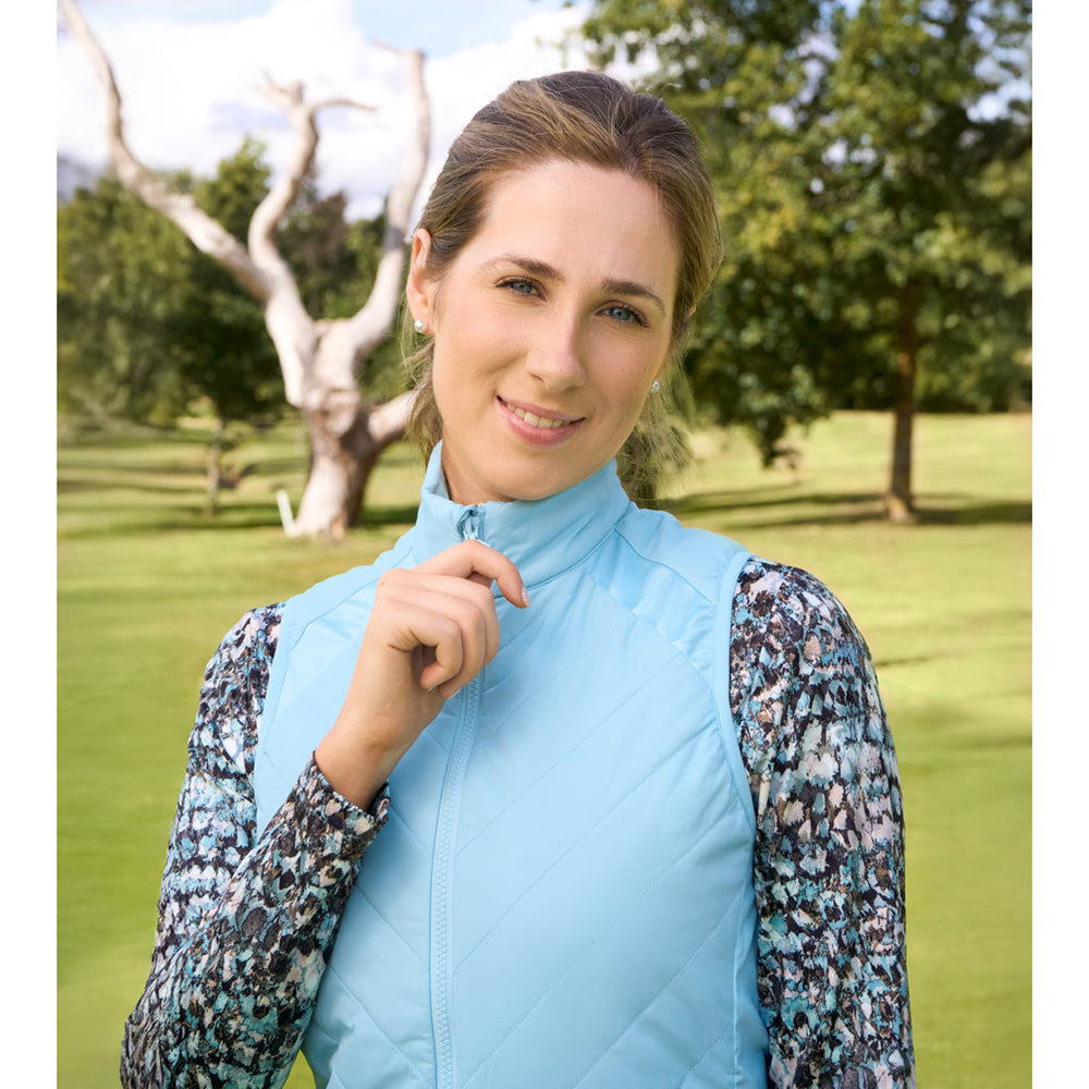 Pure Golf Ladies Stretch Panel Gilet - Effortless Layering