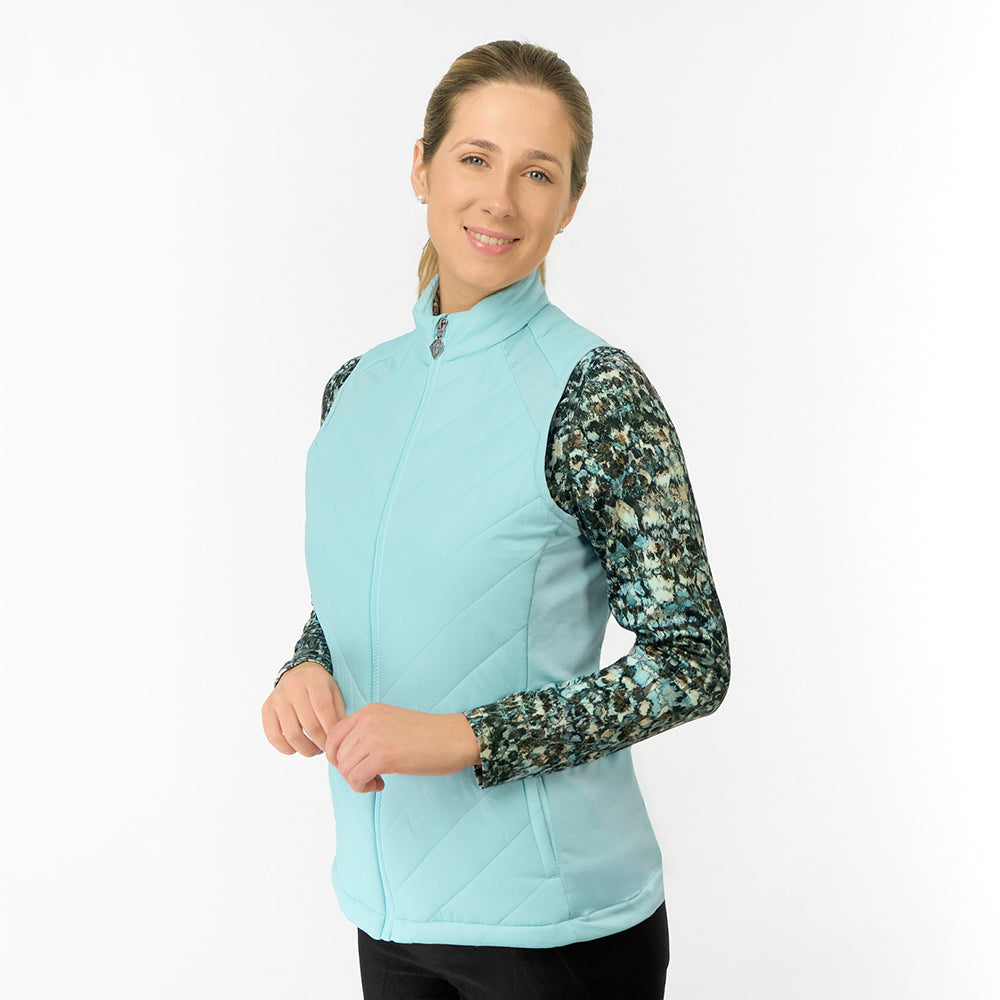 Pure Golf Ladies Stretch Panel Gilet - Effortless Layering