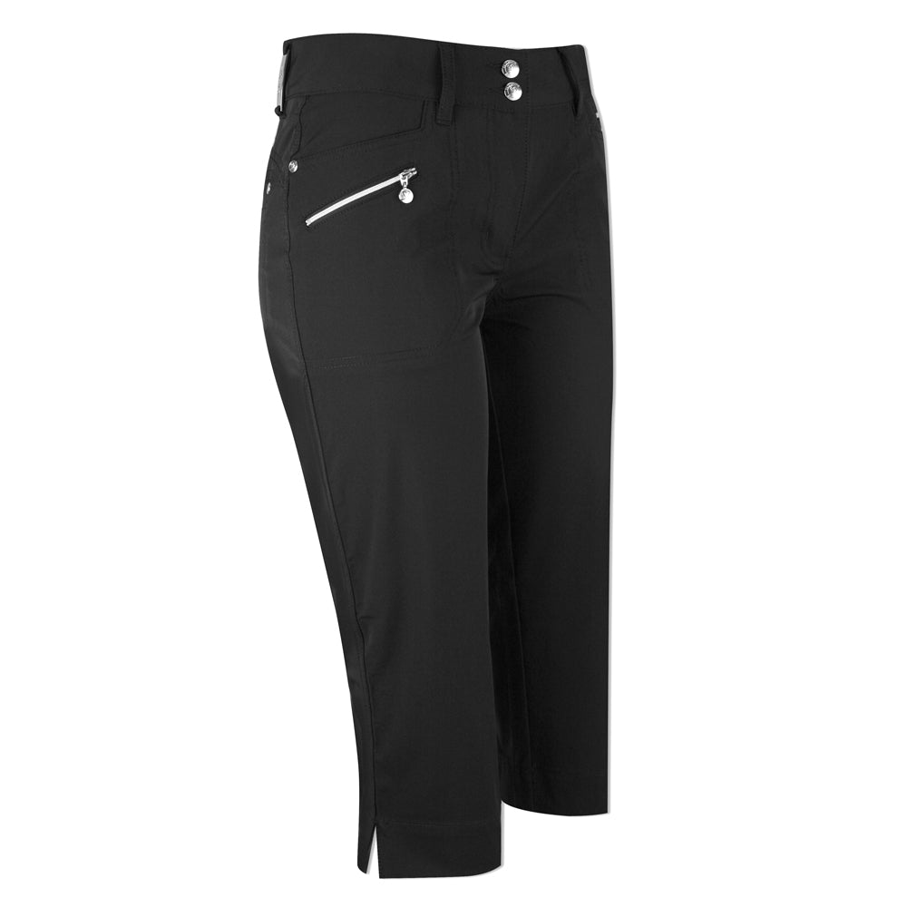 Daily Sports Ladies Pro-Stretch Capris with Straight Leg Fit in Black - Last Pair Size 8 Only Left