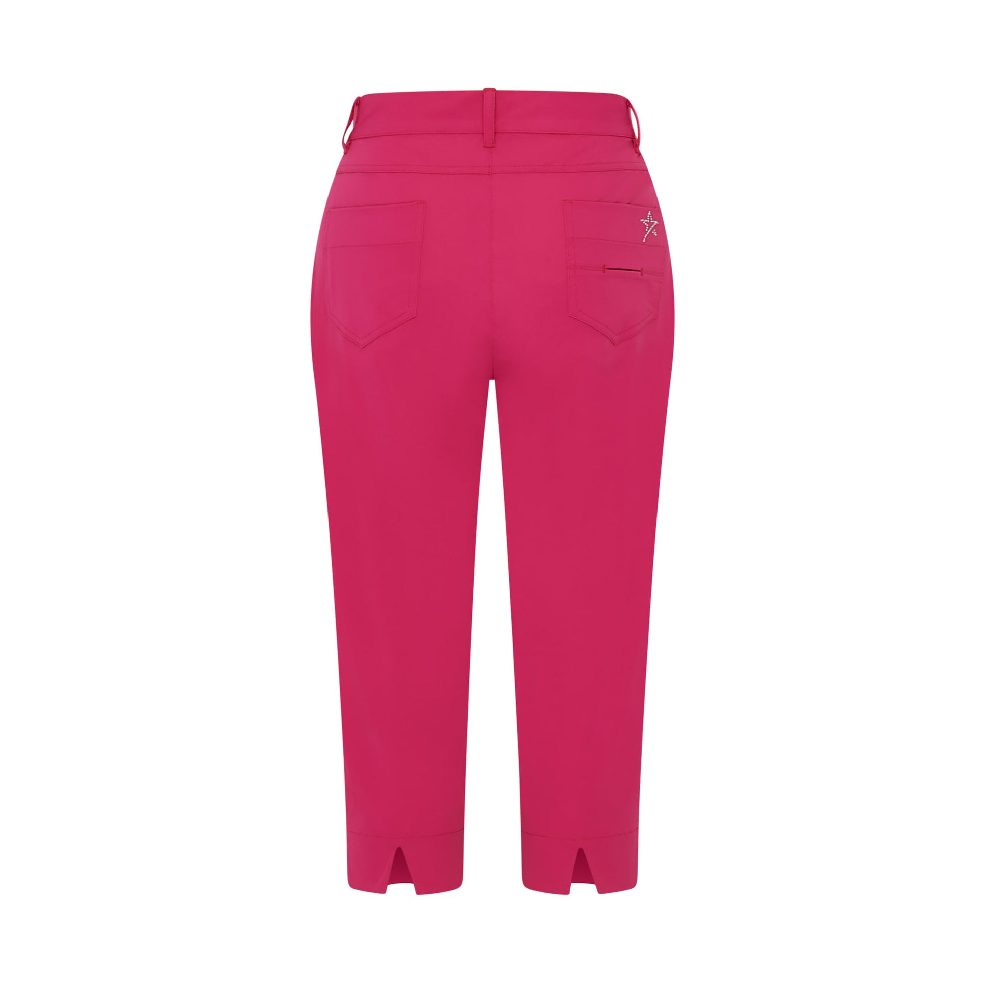 Swing Out Sister Ladies Lush Pink Dri-Fit Soft-Stretch Capris