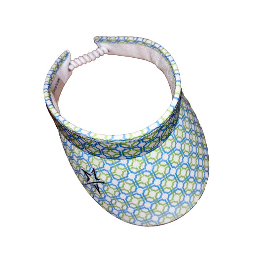 Swing Out Sister Ladies Vectra Visor in Dazzling Blue and Emerald