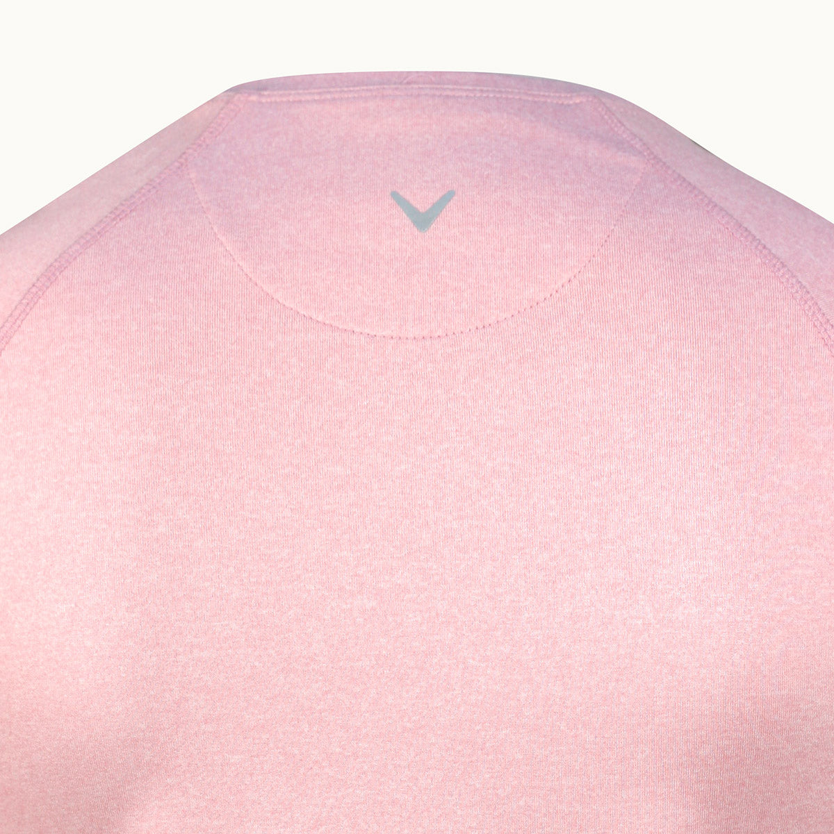 Callaway Ladies Long Sleeve Crew Neck Base Layer in Pink Nectar Heather
