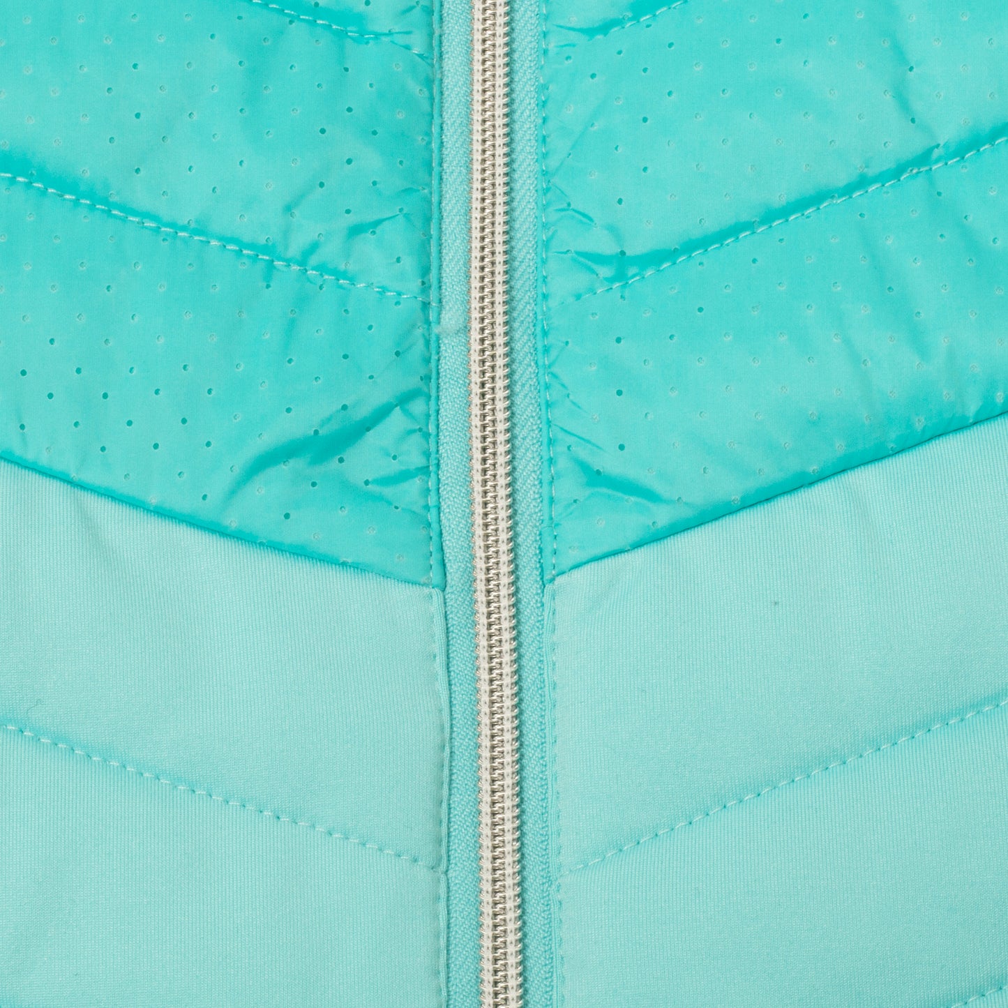 Green Lamb Ladies Lightweight Front Quilted Aqua Gilet