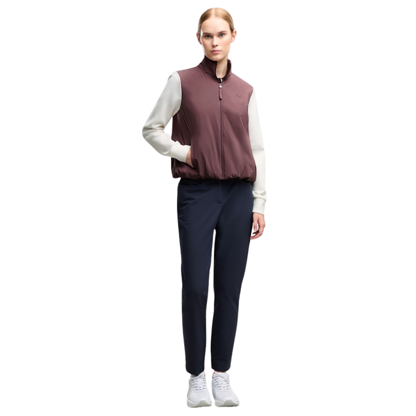 Puma Ladies Hybrid Jacket The Perfect Blend of Warmth, Stretch & Style