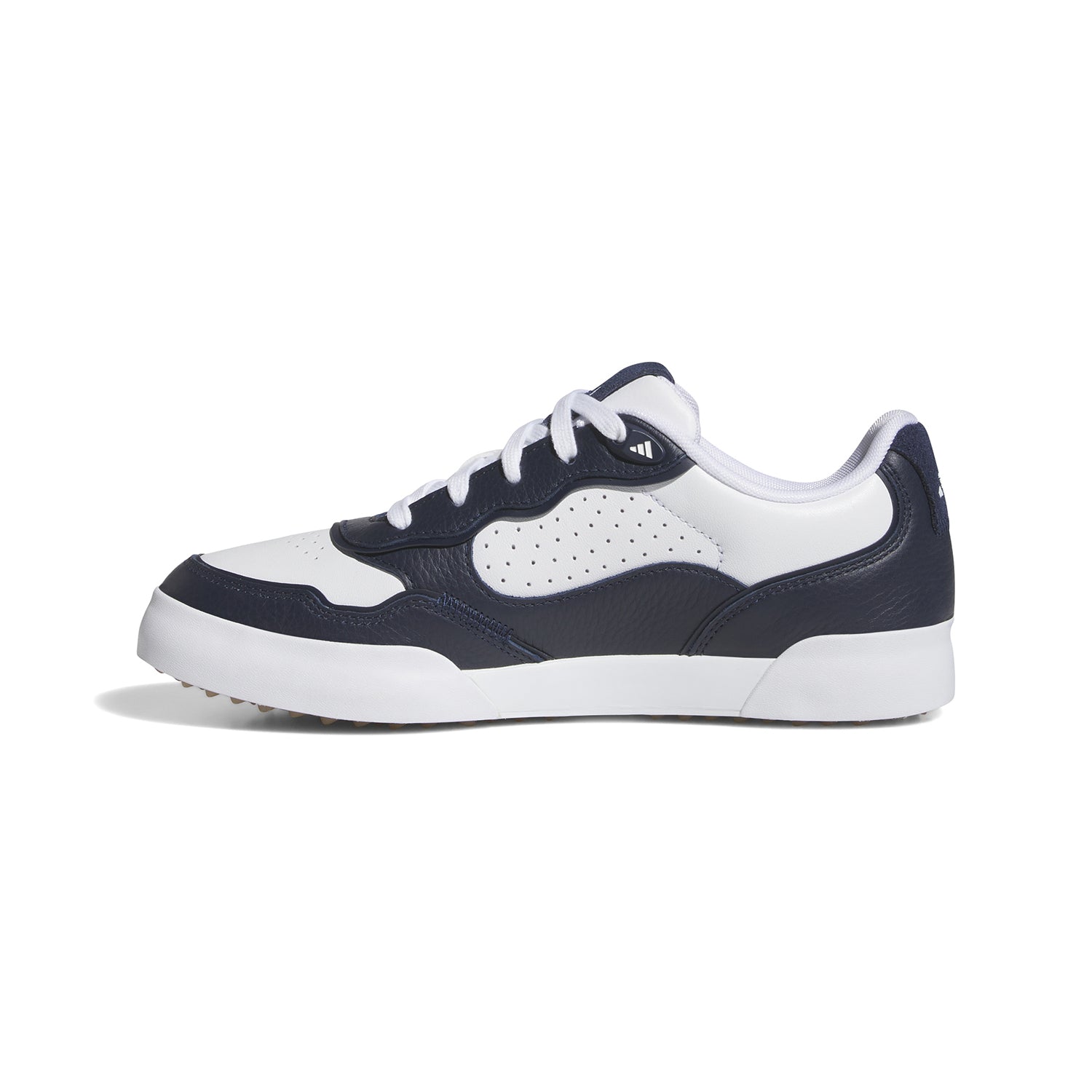 adidas Women's Retrocross 25 Spikeless Golf Shoe in Navy & White